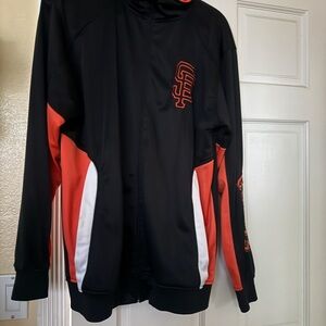San Francisco Giants Men's Black & Orange Track Jacket